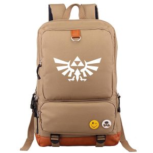 Anime Cosplay |   Bag Inspired by The Legend of Zelda Link Anime Cosplay Accessories Bag Nylon Men’s Women’s Cosplay Back To School Halloween Costumes Brown Anime Cosplay Anime Cosplay