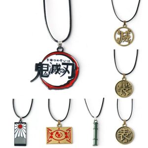 Anime Cosplay |   Demon Slayer Necklace Souvenir Cosplay Accessories Jewelry Kamado Nezuko Tanjiro Agatsuma Zenitsu Anime Cosplay Accessories Unisex A-2329 Anime Cosplay A-2329