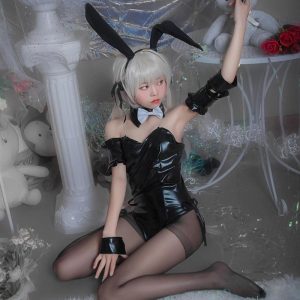 Anime Cosplay |   Fate Of The Sky Kasuga Wild Dome Girl Leather Cospaly Costume Lolita Costume Anime Sexy Maid Costume A Piece Of Hair Black Anime Cosplay Anime Cosplay