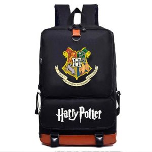 Anime Cosplay |   Harry Potter Backpack Movie Accessories School Bag Large Capacity Travel Computer Bag Unisex 45*15*29cm Style 1~ Anime Cosplay Anime Cosplay