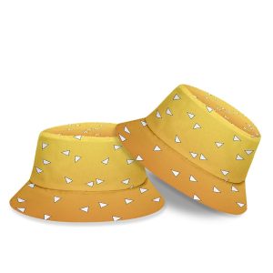 Anime Cosplay |   Hat / Cap Inspired by Demon Slayer: Kimetsu no Yaiba Agatsuma Zenitsu Kamado Tanjiro Anime Cosplay Accessories Hat Cotton Men’s Women’s Halloween Costumes Yellow Anime Cosplay Anime Cosplay