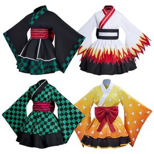 Anime Cosplay |   Inspired by Demon Slayer: Kimetsu no Yaiba Kamado Tanjirou Rengoku Shinjurou Anime Cosplay Costumes Japanese Cosplay Suits Costume For Men’s Black Anime Cosplay Anime Cosplay