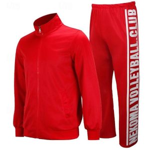 Anime Cosplay |   Inspired by Haikyuu Kozume Kenma Anime Cosplay Costumes Japanese Carnival Cosplay Suits Long Sleeve Coat Pants For Men’s Women’s Red 2 Anime Cosplay Anime Cosplay