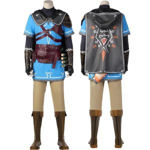 Anime Cosplay |   Inspired by The Legend of Zelda: Tears of the Kingdom Link Anime Cosplay Costumes Japanese Masquerade Cosplay Suits Costume For Men’s Women’s Blue Link Costumes Anime Cosplay Anime Cosplay