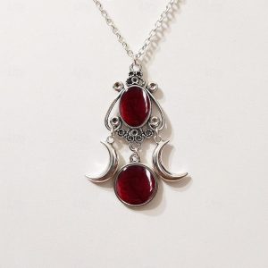 Costumes Jewelry |   Necklace Necklace Punk & Gothic Steampunk Alloy For Cosplay Halloween Carnival Men’s Women’s Costume Jewelry Fashion Jewelry Red Cosplay & Costumes Costumes Jewelry