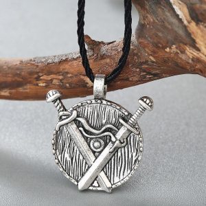 Costumes Jewelry |   Necklace Necklace Retro Vintage Medieval Alloy For Cosplay Carnival Men’s Women’s Costume Jewelry Fashion Jewelry Antique Silver Cosplay & Costumes Antique Silver