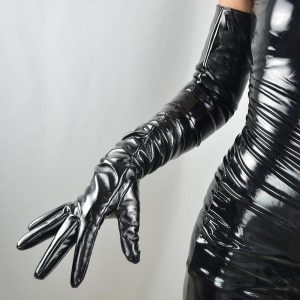 Costumes Jewelry |   Opera Gloves Long Gloves Gloves Sexy Punk & Gothic PU Leather For Disco Cosplay Carnival Women’s Costume Jewelry Fashion Jewelry Round neck Cosplay & Costumes Costumes Jewelry