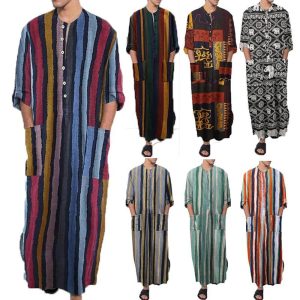 Ethnic & Cultural Costumes |   Men’s Robe Thobe / Jubba Religious Saudi Arabic Arabian Muslim Ramadan Adults Leotard / Onesie Yellow Cosplay & Costumes Ethnic & Cultural Costumes