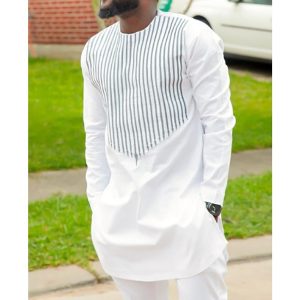 Ethnic & Cultural Costumes |   Men’s Shirt Modern African Outfits Boho African Print Masquerade Adults Shirt Party White Cosplay & Costumes Ethnic & Cultural Costumes