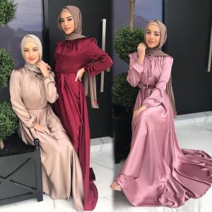 Ethnic & Cultural Costumes |   Women’s Dress Abaya Religious Saudi Arabic Arabian Muslim Ramadan Adults Dress Black Cosplay & Costumes Black