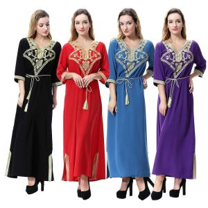 Ethnic & Cultural Costumes |   Women’s Dress Abaya Religious Saudi Arabic Arabian Muslim Ramadan Adults Dress Blue Cosplay & Costumes Blue