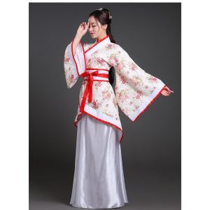 Ethnic & Cultural Costumes |   Women’s Girls’ Hanfu Antique Outfits Classic Style Classic & Timeless Elegant & Luxurious Chinese Style Chinese Red High Quality Hanfu Chinese Palace Style Costume Type B Cosplay & Costumes Ethnic & Cultural Costumes