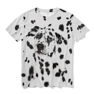 Everyday Cosplay Anime Hoodies & T-Shirts |   101 Dalmatians One Hundred and One Dalmatians Cruella De Vil T-shirt Anime Cartoon Anime 3D 3D Harajuku Graphic For Couple’s Men’s Women’s Adults’ Back To School 3D Print Black-white Cosplay & Costumes Black / White