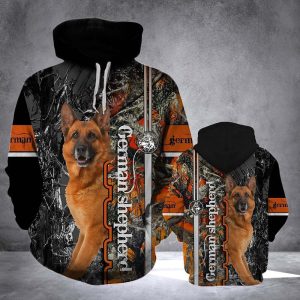 Everyday Cosplay Anime Hoodies & T-Shirts |   Animal Dog German Shepherd Hoodie Cartoon Manga Anime 3D Front Pocket Graphic For Couple’s Men’s Women’s Adults’ 3D Print Orange Cosplay & Costumes Everyday Cosplay Anime Hoodies & T-Shirts