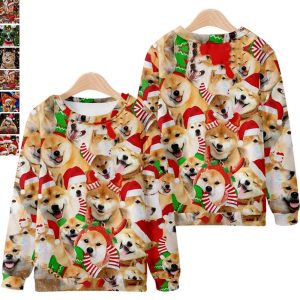 Everyday Cosplay Anime Hoodies & T-Shirts |   animals Masquerade Ugly Christmas Sweater / Sweatshirt Men’s Women’s Unisex Couple’s Christmas Christmas Christmas Eve Adults’ Party Christmas Polyester Top Yellow Cosplay & Costumes Everyday Cosplay Anime Hoodies & T-Shirts