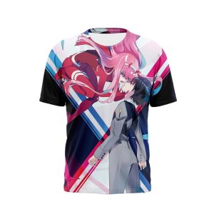 Everyday Cosplay Anime Hoodies & T-Shirts |   Darling in the Franxx Cosplay Anime Cartoon Manga Print 3D 3D Harajuku Graphic For Men’s Women’s Adults’ Back To School 3D Print Red Cosplay & Costumes Everyday Cosplay Anime Hoodies & T-Shirts