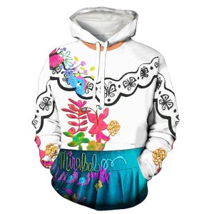 Everyday Cosplay Anime Hoodies & T-Shirts |   Encanto Mirabel Madrigal Isabela Madrigal Hoodie Cartoon Manga Anime 3D Harajuku Graphic Kawaii For Women’s Adults’ Back To School 3D Print White Cosplay & Costumes Everyday Cosplay Anime Hoodies & T-Shirts