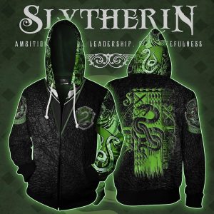 Everyday Cosplay Anime Hoodies & T-Shirts |   Harry Potter Gryffin d’or Slytherin Hufflepuff Cosplay Costume Outerwear Print 3D Front Pocket Graphic For Couple’s Men’s Women’s Adults’ 3D Print Green Cosplay & Costumes Everyday Cosplay Anime Hoodies & T-Shirts