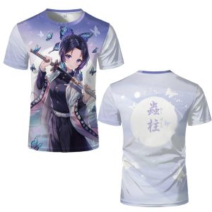 Everyday Cosplay Anime Hoodies & T-Shirts |   Kamado Nezuko Kamado Tanjirou Inosuke Hashibira T-shirt Anime Cartoon Anime 3D 3D Harajuku Graphic For Couple’s Men’s Women’s Adults’ Masquerade Back To School 3D Print Casual Daily Purple Cosplay & Costumes Everyday Cosplay Anime Hoodies & T-Shirts