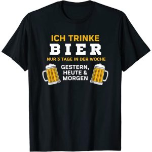 Everyday Cosplay Anime Hoodies & T-Shirts |   Oktoberfest Beer Craft T-shirt Classic Street Style For Unisex Adults’ Oktoberfest Beer Hot Stamping Black Cosplay & Costumes Black