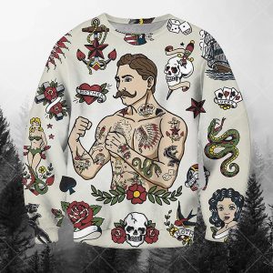 Everyday Cosplay Anime Hoodies & T-Shirts |   Old school Tattoo Animal Cartoon Manga Sweatshirt Anime 3D Graphic For Couple’s Men’s Women’s Adults’ 3D Print Casual Daily White Cosplay & Costumes Everyday Cosplay Anime Hoodies & T-Shirts