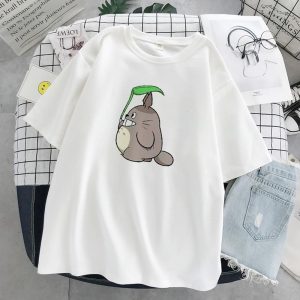 Everyday Cosplay Anime Hoodies & T-Shirts |   Spirited Away Cosplay T-shirt Anime Cartoon Anime Harajuku Graphic Street Style For Couple’s Men’s Women’s Adults’ Masquerade Back To School Hot Stamping Casual Daily White Cosplay & Costumes Everyday Cosplay Anime Hoodies & T-Shirts