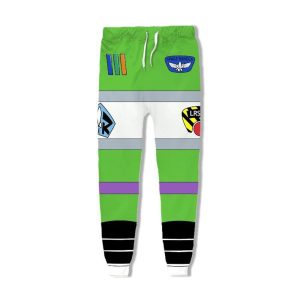 Everyday Cosplay Anime Hoodies & T-Shirts |   Toy Story Lightyear Buzz Lightyear Pants Cartoon Manga Anime 3D Graphic For Couple’s Men’s Women’s Adults’ 3D Print Casual Daily Green Cosplay & Costumes Everyday Cosplay Anime Hoodies & T-Shirts