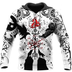 Everyday Cosplay Anime Hoodies & T-Shirts |   Warriors Viking Tattoo Hoodie Cartoon Manga Anime 3D Front Pocket Graphic For Men’s Adults’ Halloween Carnival Masquerade 3D Print Casual Daily White Cosplay & Costumes Everyday Cosplay Anime Hoodies & T-Shirts