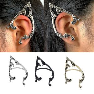 Halloween & Carnival Costumes |   Elf Ear Cuffs Adults’ Women’s Punk Gothic Halloween Carnival Mardi Gras Easy Halloween Costumes Silver-Left Ear Cosplay & Costumes Halloween & Carnival Costumes