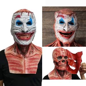 Halloween & Carnival Costumes |   Ghost Rider Double-layer Ripped Skull Joker Mask Halloween Cosplay Scary Masks Horror Costumes Cosplay & Costumes Halloween & Carnival Costumes