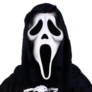 Halloween & Carnival Costumes |   Ghostface Mask Devil Ghost Cosplay Costumes Latex Horror Masks Ghost Face Scream Helmet Creepy Halloween Party Masquerade Props Cosplay & Costumes Halloween & Carnival Costumes