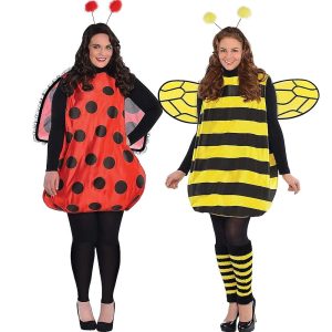 Halloween & Carnival Costumes |   Ladybug Bee Cosplay Halloween Cosplay Costume Funny Costumes Graphic Women’s Girls’ for Halloween Carnival Masquerade Performance Party Halloween Kid’s Adults’ Red Cosplay & Costumes Halloween & Carnival Costumes