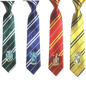 Halloween & Carnival Costumes |   Magic Harry Slytherin Hufflepuff Men’s Women’s Boys Movie Cosplay Classic & Timeless Cosplay Yellow Red Blue Christmas Halloween Carnival Tie Red Cosplay & Costumes Halloween & Carnival Costumes