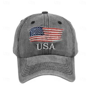 Halloween & Carnival Costumes |   Native American Cosplay Cap American / USA Men’s Women’s for Independence Day / the Fourth of July 4th of July Party / Evening Festival Adults’ Gray Cosplay & Costumes Gray