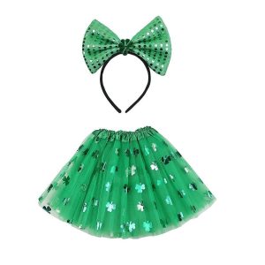 Halloween & Carnival Costumes |   Shamrock Irish Cosplay Masquerade 3 Leaf Women’s for Saint Patrick’s Day Party / Evening Adults’ Green clover Cosplay & Costumes Green clover