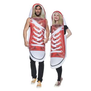 Halloween & Carnival Costumes |   Shoes Cosplay Costume Funny Costumes Halloween Group Couples Costumes Men’s Women’s Movie Cosplay Cosplay Funny Costume Red Leotard / Onesie Halloween Carnival Masquerade Polyester Red Cosplay & Costumes Halloween & Carnival Costumes