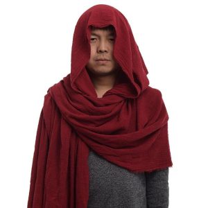 Historical & Vintage Costumes |   Cowl Hood Scarf Rogue Hood Medieval Cloak Renaissance Costume Men Neck Warmer Hooded Cape Hat Cyberpunk Accessories Cosplay & Costumes Historical & Vintage Costumes