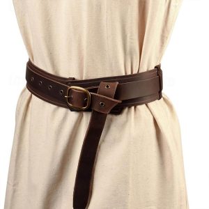 Historical & Vintage Costumes |   Retro Vintage Medieval Renaissance 17th Century Waist Belt Men’s Masquerade LARP Ren Faire Waist Belt dark brown Cosplay & Costumes dark brown