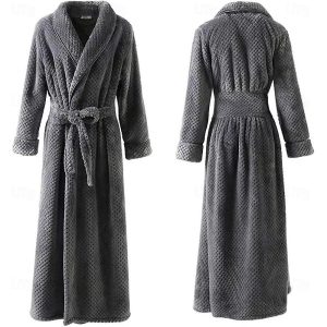 Kigurumi Pajamas |   Adults’ Bathrobe Pajamas Nightwear Solid Color Onesie Pajamas Pajamas Flannel Cosplay For Women’s Dailywear Animal Sleepwear Cartoon Gray Cosplay & Costumes Gray