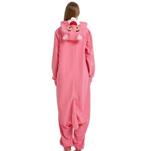 Kigurumi Pajamas |   Adults’ Kigurumi Pajamas Cartoon Animal Onesie Pajamas Funny Costume Terylene Cosplay For Men and Women Carnival Animal Sleepwear Cartoon Pink Cosplay & Costumes Kigurumi Pajamas