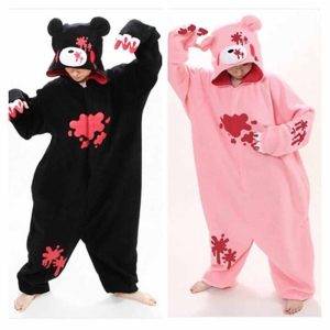 Kigurumi Pajamas |   Adults’ Kigurumi Pajamas Nightwear Cartoon Ririchiyo Shirakiin Cartoon Onesie Pajamas Funny Costume Flannel Cosplay For Men and Women Carnival Animal Sleepwear Cartoon Pink Cosplay & Costumes Kigurumi Pajamas