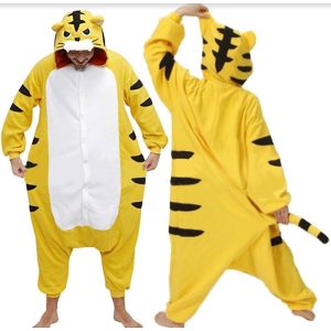 Kigurumi Pajamas |   Adults’ Kigurumi Pajamas Nightwear Cartoon Ririchiyo Shirakiin Cartoon Onesie Pajamas Funny Costume Flannel Cosplay For Men and Women Carnival Animal Sleepwear Cartoon Yellow Cosplay & Costumes Kigurumi Pajamas