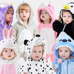 Kigurumi Pajamas |   Kid’s Kigurumi Pajamas Nightwear Onesie Pajamas Animal Animal Onesie Pajamas Cute Flannelette Cosplay For Boys and Girls Animal Sleepwear Cartoon Blue Cosplay & Costumes Blue