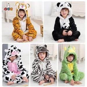 Kigurumi Pajamas |   Kid’s Kigurumi Pajamas Nightwear Onesie Pajamas Horse Tiger Animal More Costumes Animal Onesie Pajamas Pajamas Funny Costume Cosplay For Boys and Girls Masquerade Animal Sleepwear Cartoon zebra Cosplay & Costumes Kigurumi Pajamas