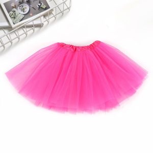 Movie & TV Theme Costumes |   Ballet Dancer Retro Vintage Skirt Tutu Girls’ Kid’s Costume Vintage Cosplay Performance Party Halloween Skirt World Book Day Costumes Fuchsia Cosplay & Costumes Fuchsia