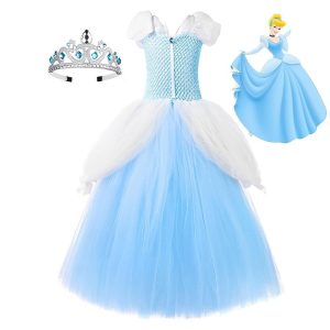 Movie & TV Theme Costumes |   Beauty and the Beast Snow White and the Seven Dwarfs Snow White Cinderella Belle Dress Flower Girl Dress Tulle Dresses Girls’ Movie Cosplay Cosplay RedYellow Blue 1 Yellow Children’s Day Masquerade Blue 1 Cosplay & Costumes Blue 1