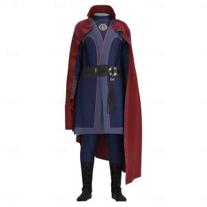 Movie & TV Theme Costumes |   Doctor Strange Cosplay Cosplay Costume Outfits Men’s Boys Movie Cosplay Cosplay Halloween Red Halloween Carnival Masquerade Leotard / Onesie Cloak Red Cosplay & Costumes Movie & TV Theme Costumes