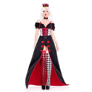 Movie & TV Theme Costumes |   Fairytale The Red Queen Evil Queen Cosplay Costume Vacation Dress Women’s Movie Cosplay Sweet Red Masquerade Dress Red Cosplay & Costumes Movie & TV Theme Costumes