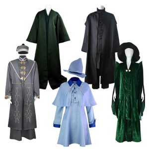 Movie & TV Theme Costumes |   Witch Wizard Minerva McGonagall Cosplay Costume Outfits Men’s Women’s Movie Cosplay Snape Costume Voldemort Costume McGonagall Costume Halloween Carnival Masquerade Top Cloak Cap Voldemort Costume Cosplay & Costumes Movie & TV Theme Costumes