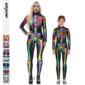 Zentai Suits |   Cosplay Costume Outfits Bodysuit Skeleton / Skull Haganai Teenager Adults’ Polyster Cosplay Costumes Knee Socks Athletic Socks Dress Socks Men’s Women’s Kid’s Printing Carnival New Year Light Sky Blue Cosplay & Costumes Light Sky Blue